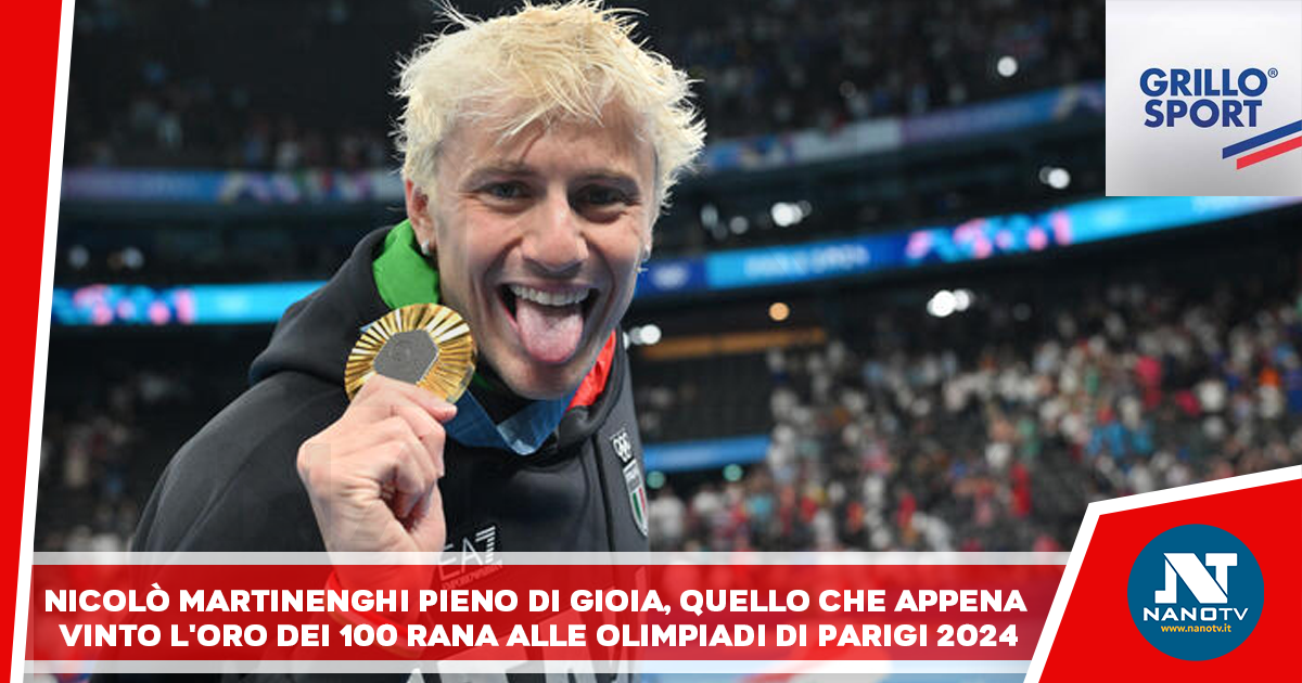 Martinenghi capelli d’oro, ‘volevo fortemente l’inno’. ‘Non è un gran tempo, ma quel che conta è il podio’