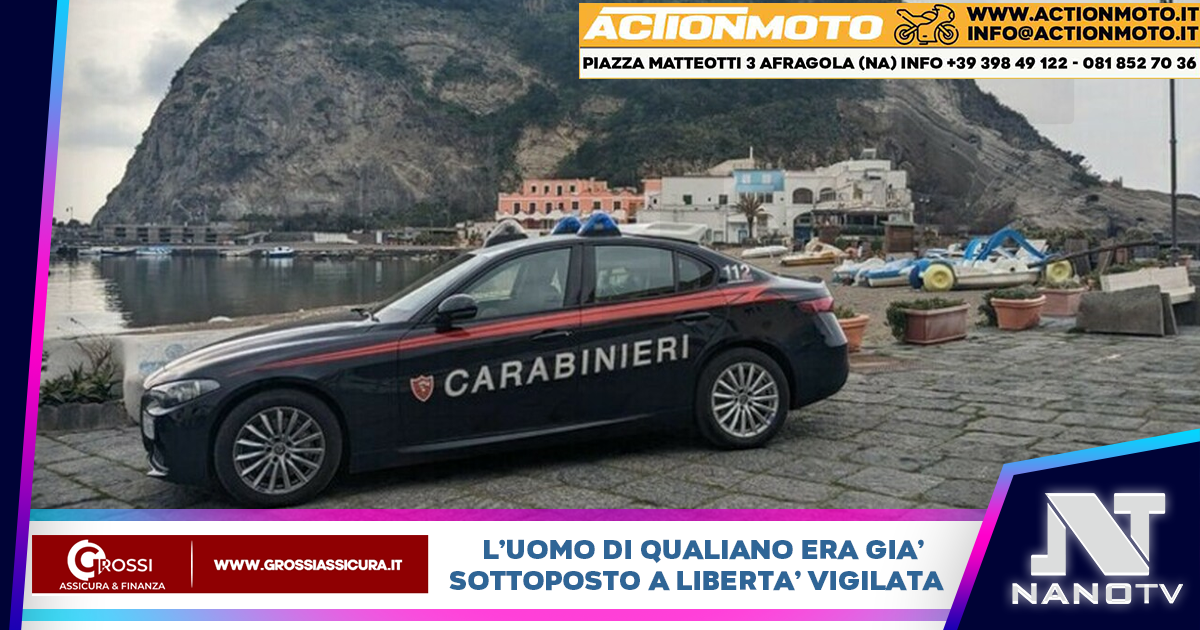 Guida un furgone rubato dopo aver commesso furto, preso a Ischia