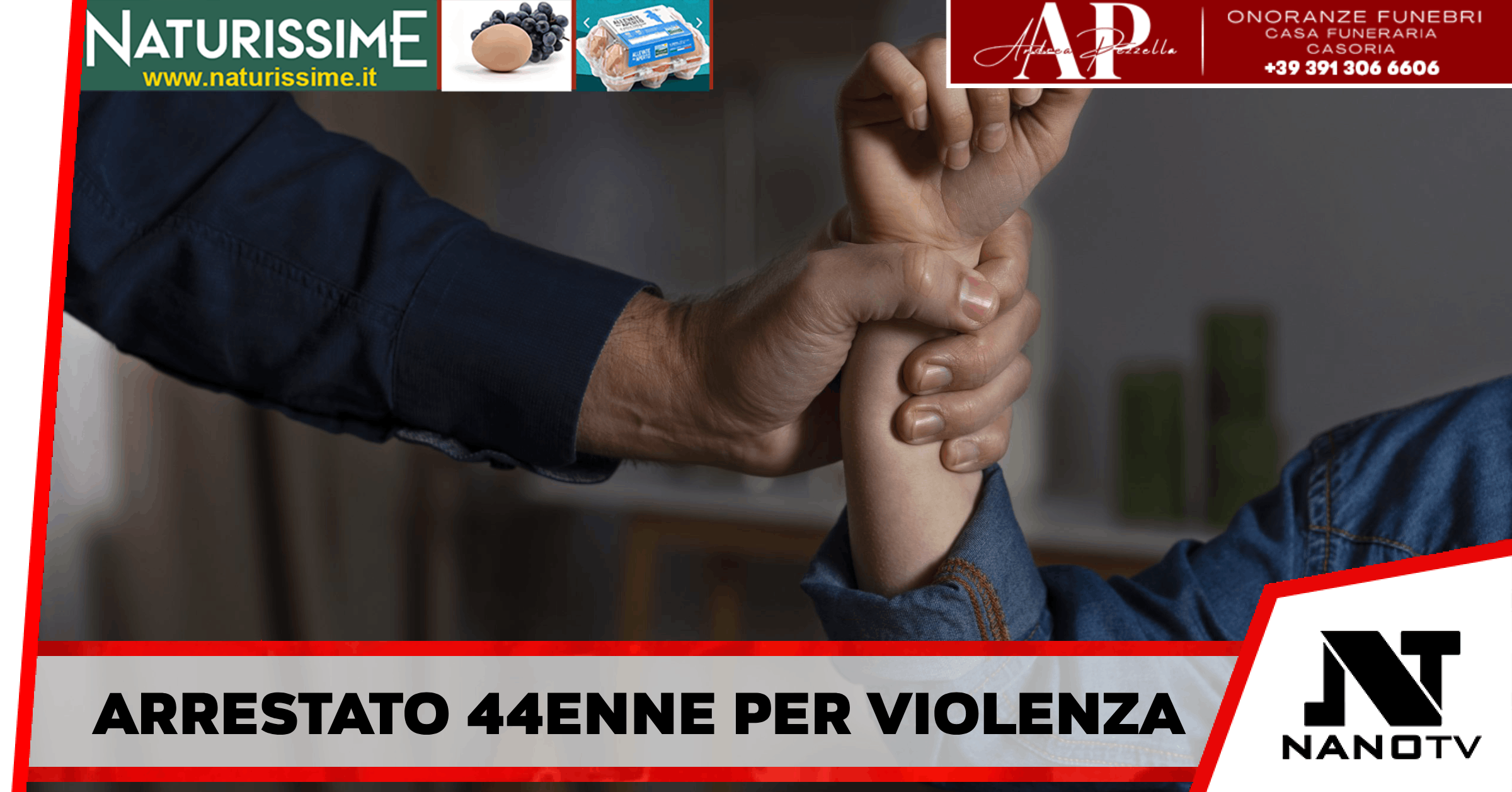 Portici – 44enne aggredisce violentemente la sua ex moglie durante un litigio, colpendola ripetutamente con schiaffi e pugni, arrestato