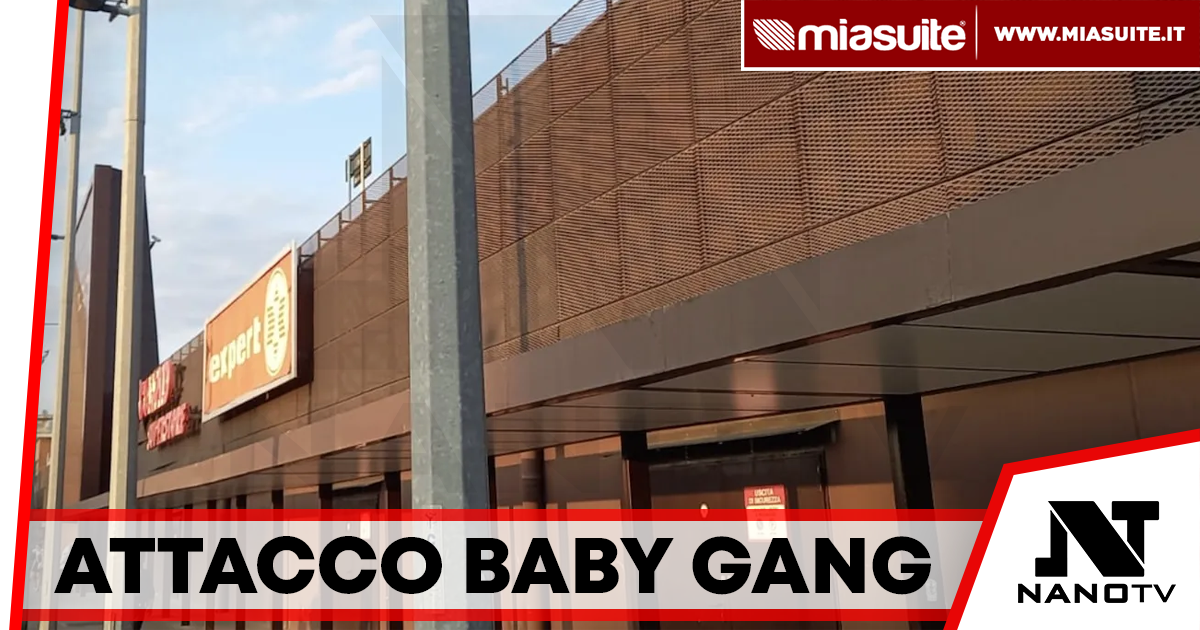 Napoli: baby gang lancia pietre dal tetto del centro commerciale La Birreria a Miano