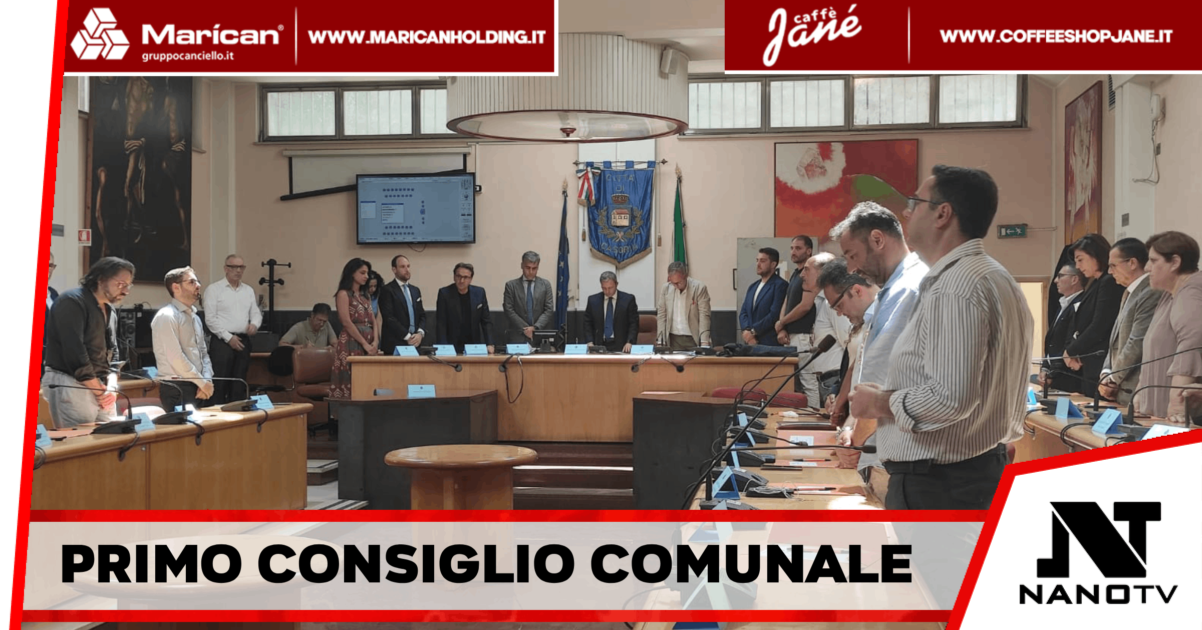 Casoria – Primo Consiglio Comunale del Bene-bis, Tignola eletto presidente. Il sindaco: “Con il lavoro e l’unità dimostreremo che Casoria non è seconda a nessuno”