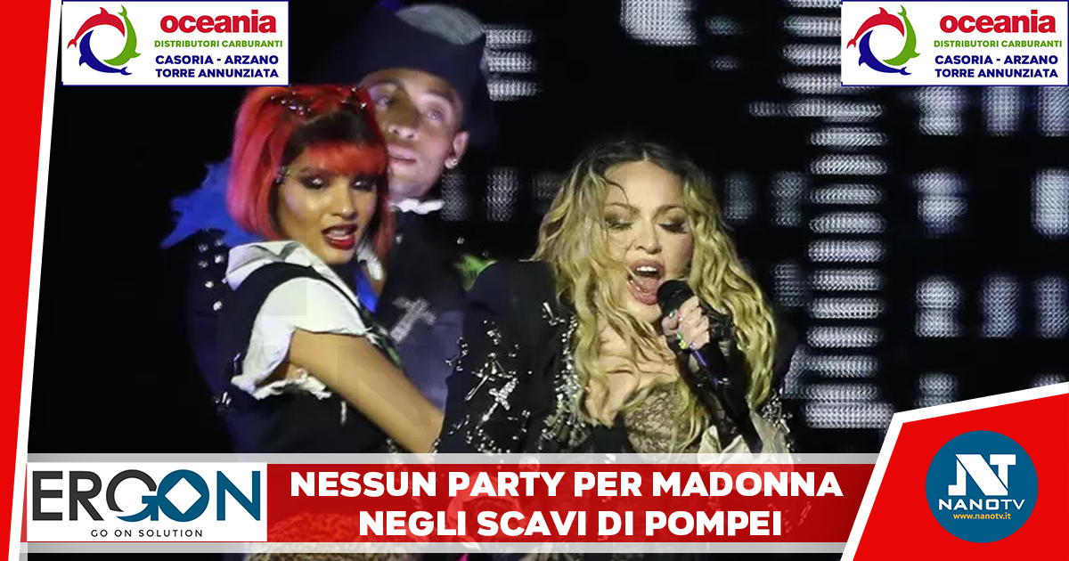 Parco archeologico di Pompei, nessun mega-party per Madonna “Festa con 500 ospiti? Notizie prive di fondamento”