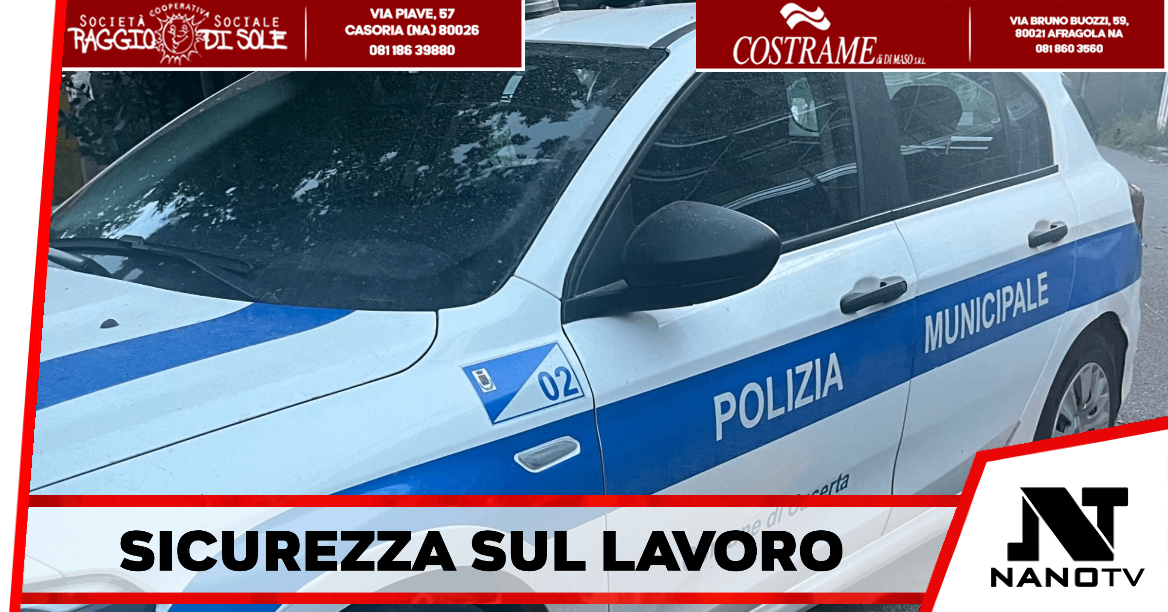 Caserta – La polizia locale denuncia il titolare della società di raccolta rifiuti per mancato rispetto delle norme sulla sicurezza sui luoghi di lavoro