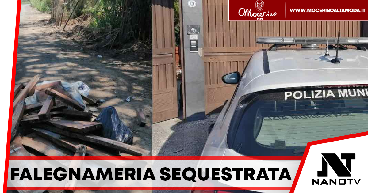 Rifiuti sversati a Giugliano: sequestrata falegnameria di Sant’Antimo