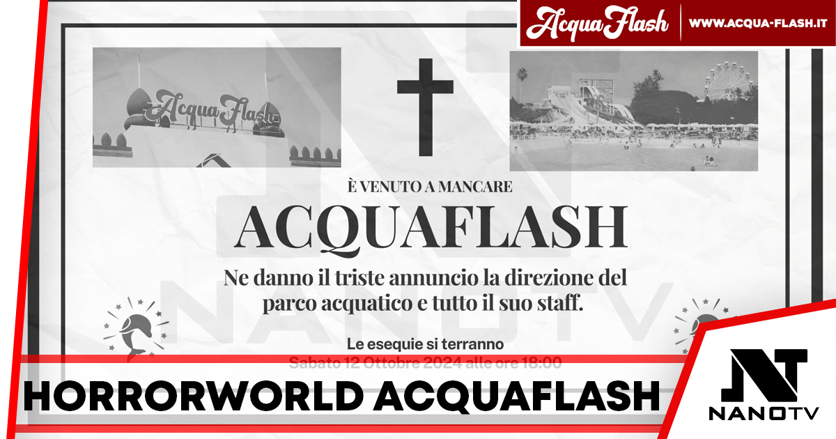 AcquaFlash si trasforma in HorrorWorld: un mese di paura e divertimento per tutti