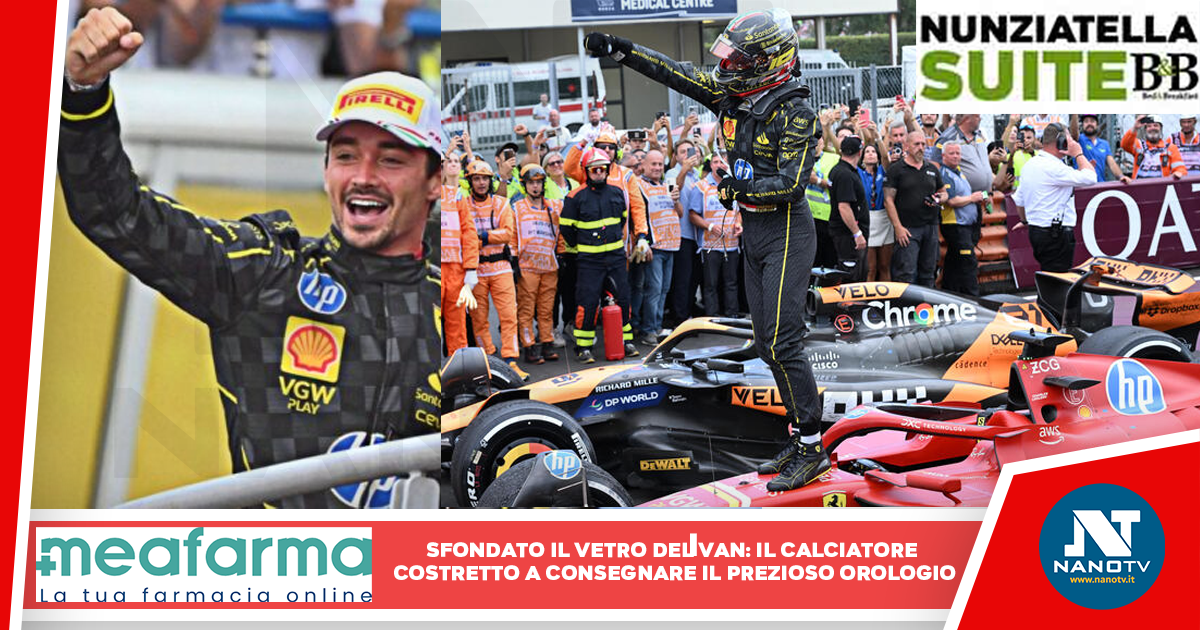 F1: Ferrari trionfa al Gran Premio di Monza Leclerc davanti alla McLaren di Piastri, gioia dei tifosi