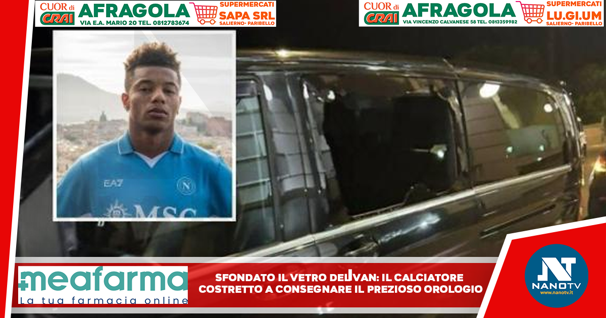 Calcio: Napoli, Neres rapinato in auto dopo la partita: Macchina assaltata dai ladri. Rubato un orologio da 100mila euro