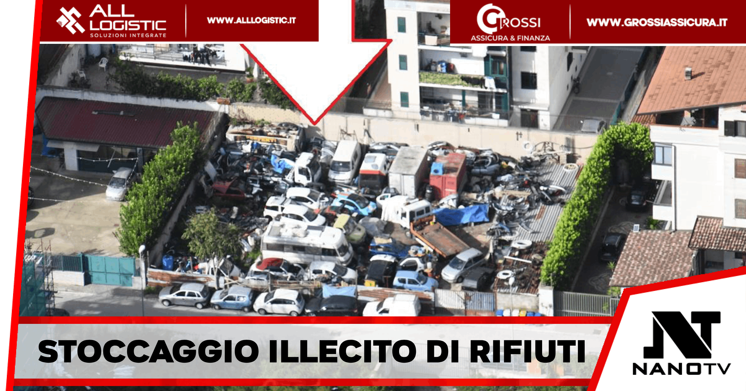 Casandrino – Terra dei fuochi: individuata un’area privata, estesa su oltre 300 metri quadri, utilizzata come sito di illecito stoccaggio di rifiuti automobilistici