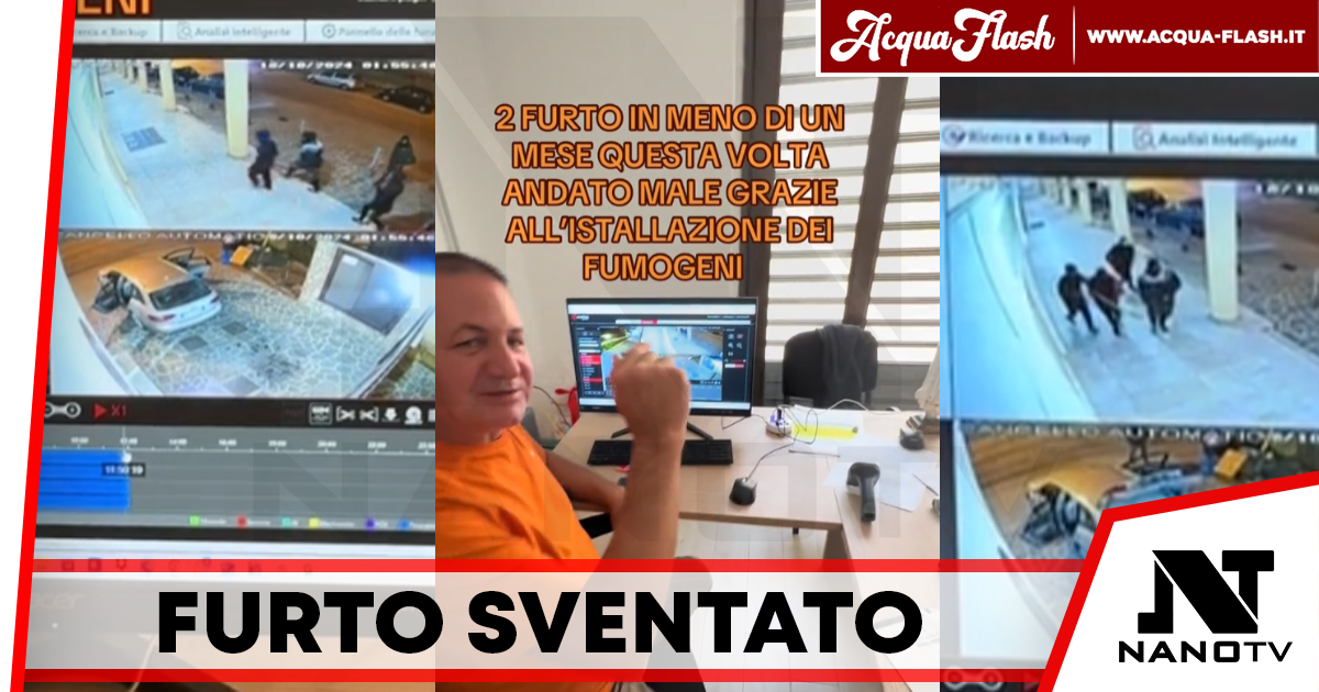 Tentato furto a Sant’Antimo: fumogeni sventano il colpo al “Tania Shop”