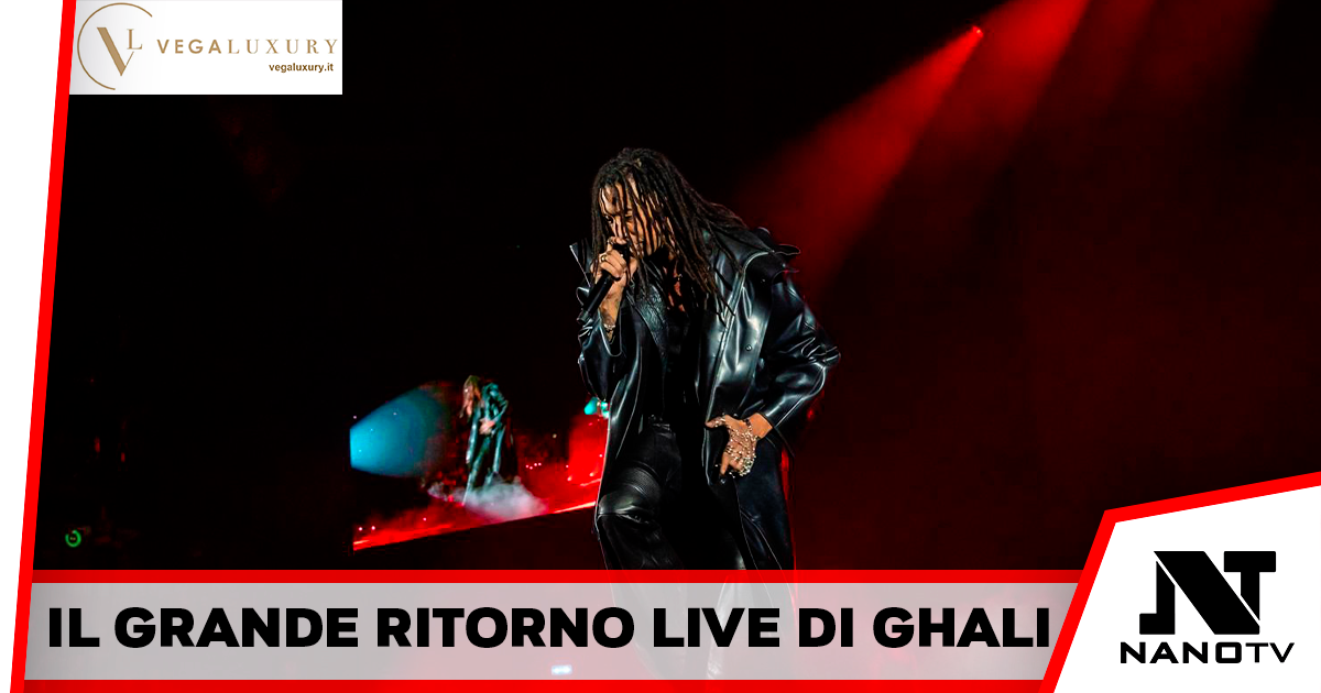 Il grande ritorno live di Ghali nei Palasport, partito ieri con il sold out all’Unipol Forum di Milano