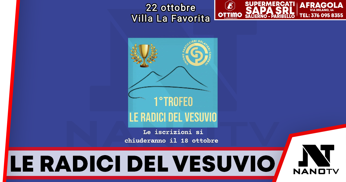 1° trofeo “Le radici del Vesuvio”: un festival di dolci al limone ad Ercolano