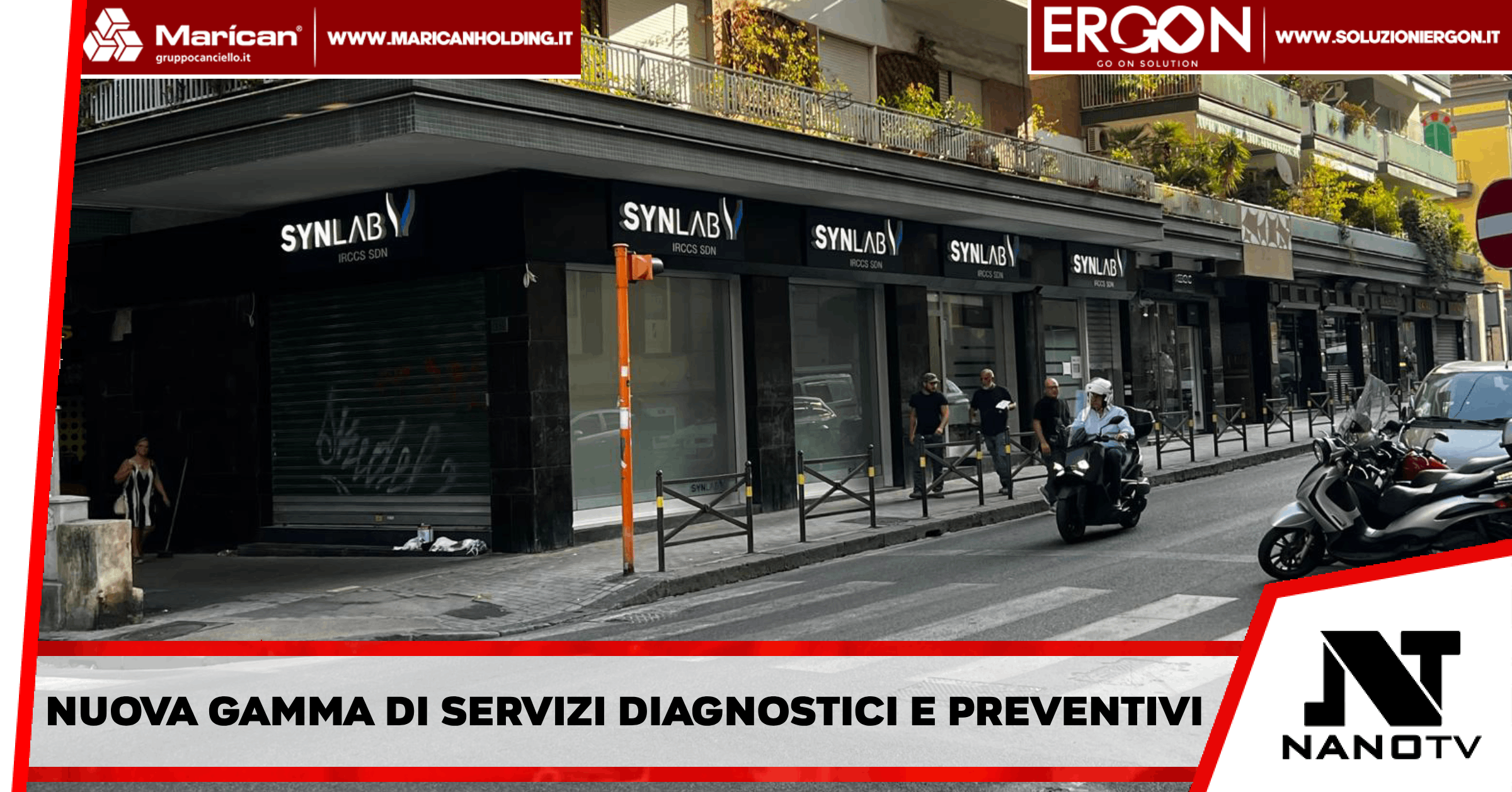 Vomero – SYNLAB SDN trasferisce il punto prelievi da Piazza Vanvitelli a Via Stanzione, nuova gamma di servizi diagnostici e preventivi