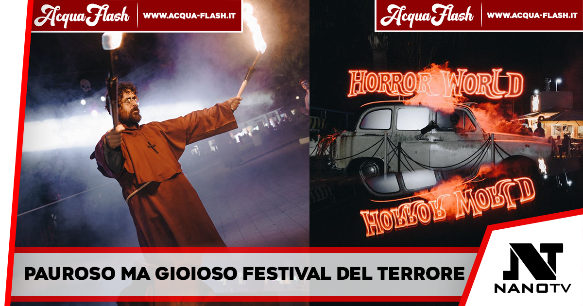 Napoli – Una folla straordinaria ad Acquaflash nel primo weekend di HORRORWORLD. Si replica fino al 10 novembre
