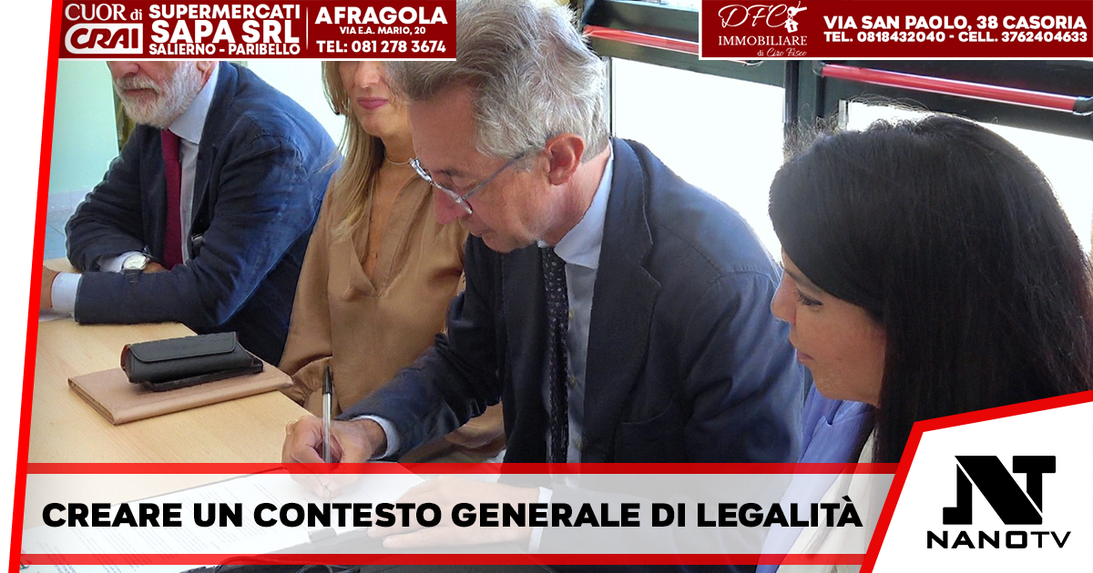 Napoli – Il Comune firma un protocollo d’intesa con i sindacati, l’obiettivo è creare un contesto generale di legalità