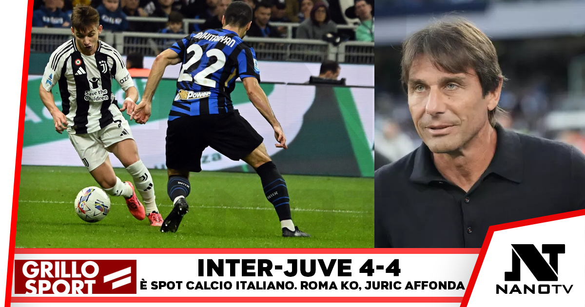 Derby d’Italia, pari memorabile e Napoli sorride