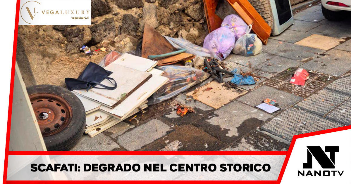 Degrado nel centro storico di Scafati: Fratelli d’Italia denuncia l’inefficienza dell’Acse e la mancanza di controlli
