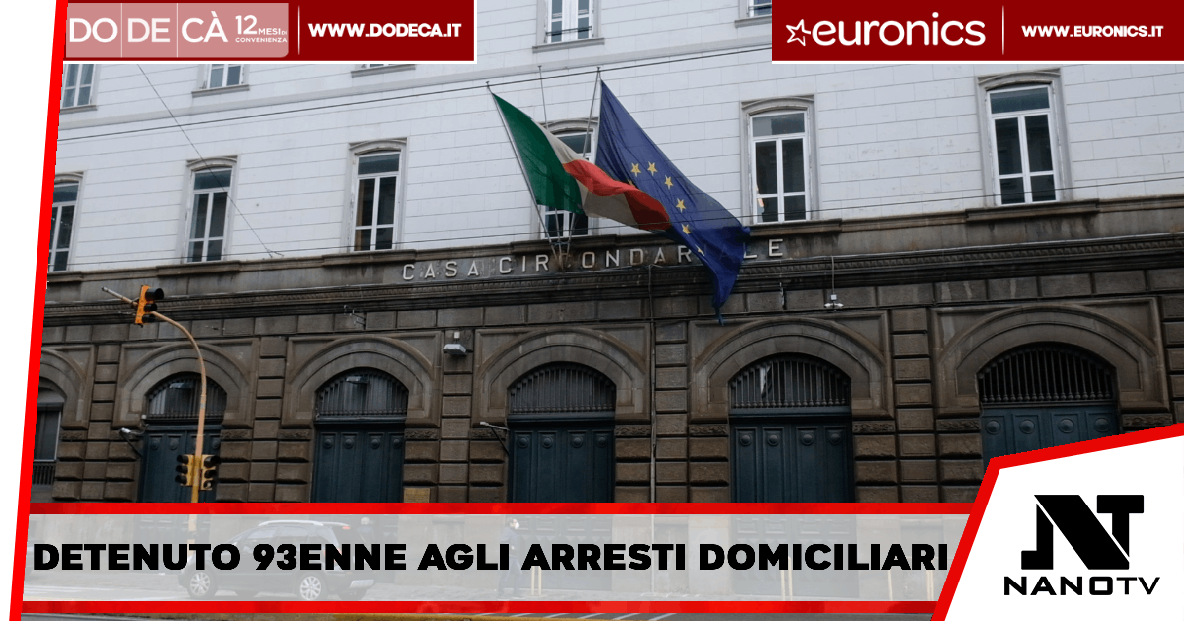 Poggioreale – Detenuto 93enne agli arresti domiciliari: Di Giacomo, i detenuti con 70 anni ed oltresono 1.244