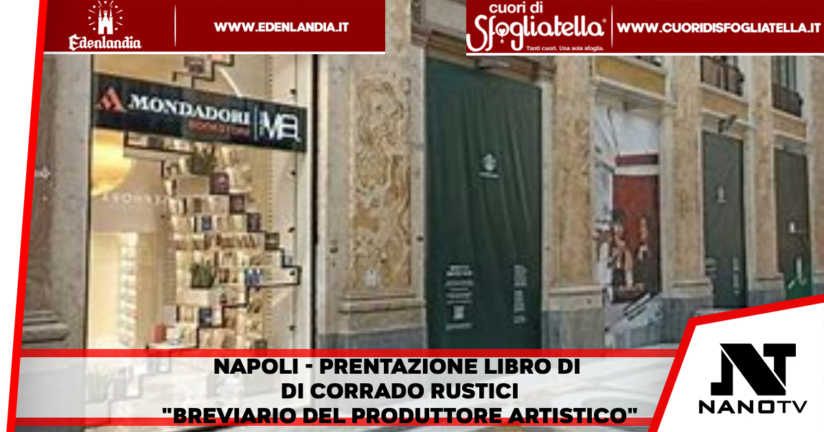 Corrado Rustici presenta il suo libro ” Breviario del produttore artistico”