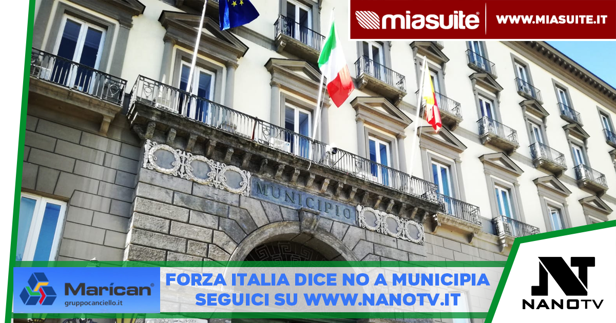 Comune Napoli e recupero credito ABC: Forza Italia dice No ad accordo Municipia