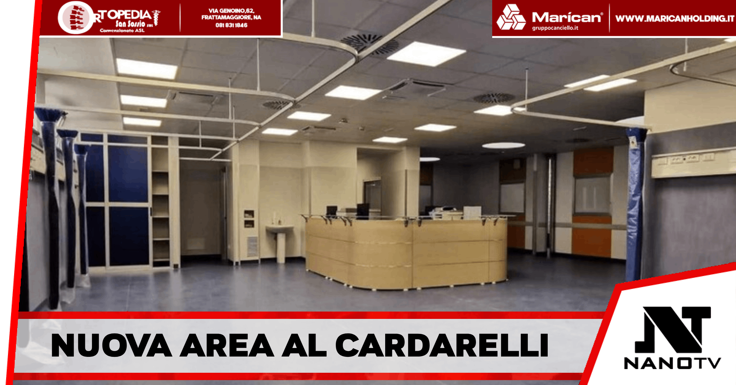 Napoli – Il Pronto soccorso del Cardarelli una nuova area per i codici arancioni