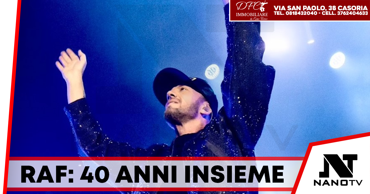 Raf celebra i 40 anni di “Self Control” con un concerto a Napoli