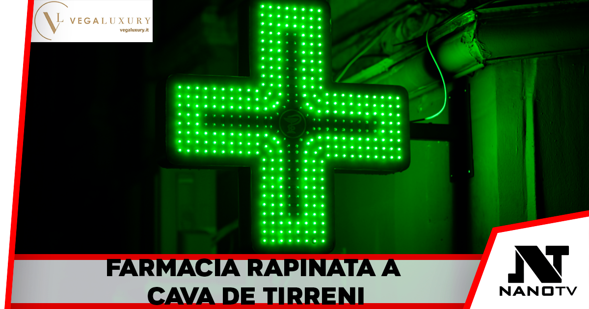 Cava De Tirreni: rapina aggravata a una farmacia, individuato il colpevole. La dinamica