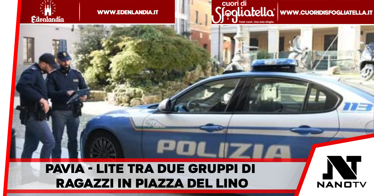 A Pavia in Piazza del Lino si scatena una lite da due gruppi di ragazzi ubriachi