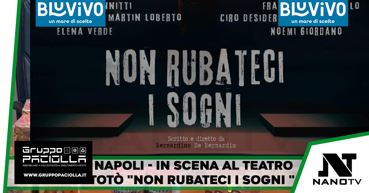 ” Non rubateci i sogni” al teatro Totò