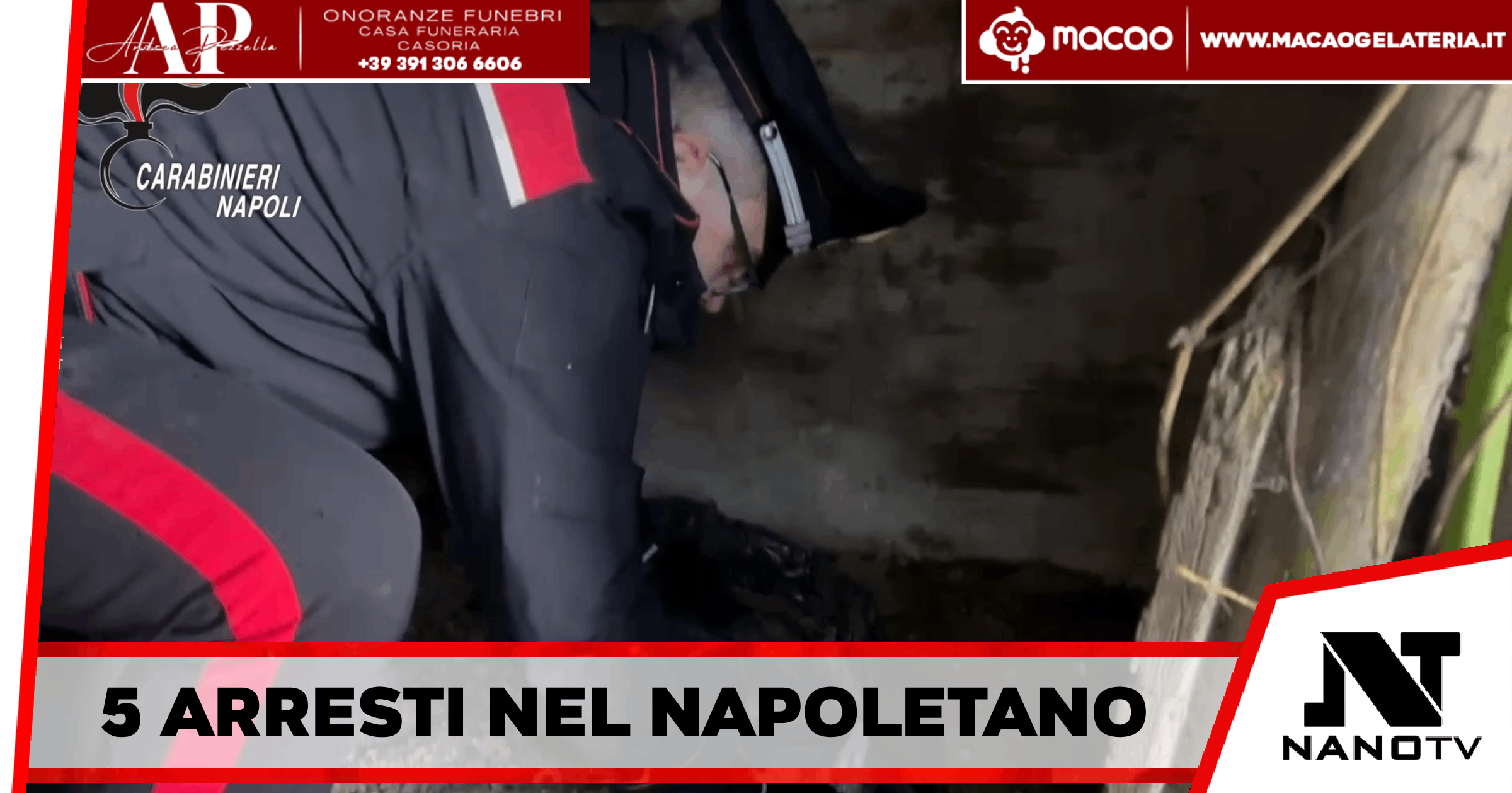 Gragnano – Operazione antidroga: 5 arresti nel napoletano, sequestrati diversi tipi di droga e 5 chili di marijuana