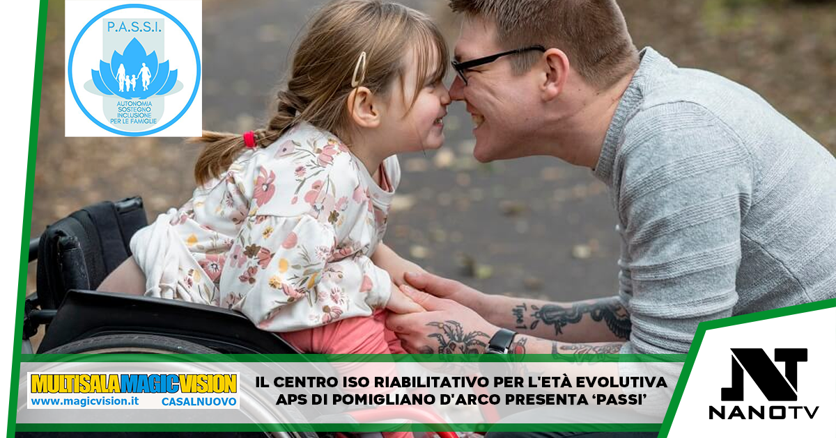 Il Centro Iso Riabilitativo per l’età evolutiva Aps di Pomigliano D’Arco presenta ‘PASSI’, percorso di sostegno alle famiglie di bambini con disabilità