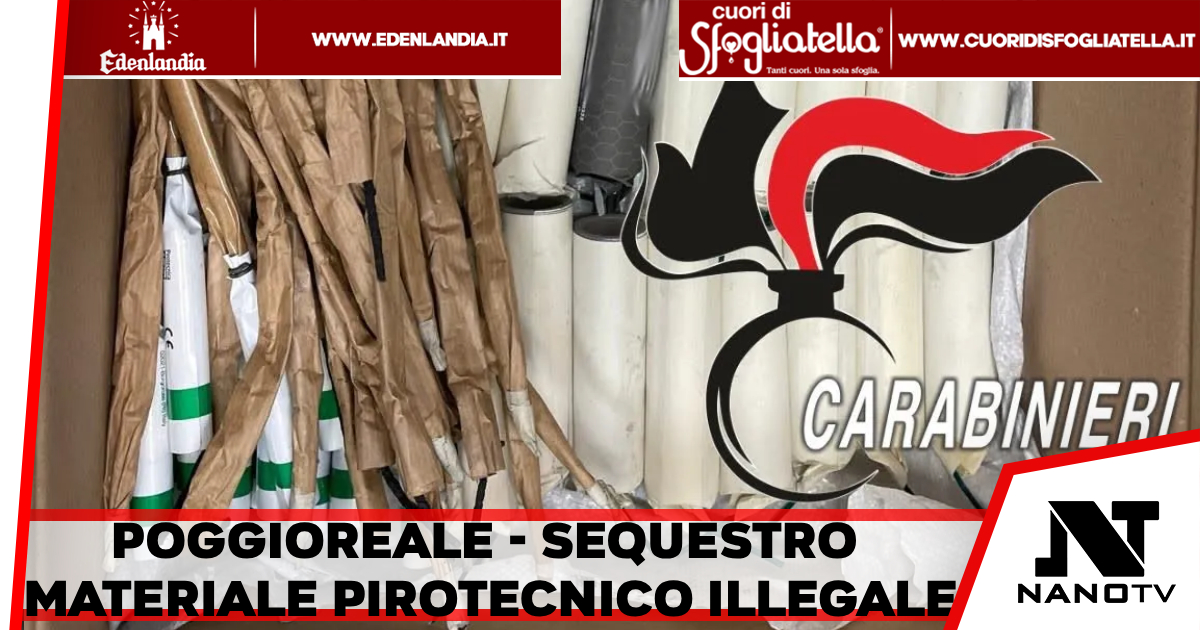 Poggioreale – Perquisizione in appartamento e sequestro di materiali pirotecnici illegali atti alla vendita in corso
