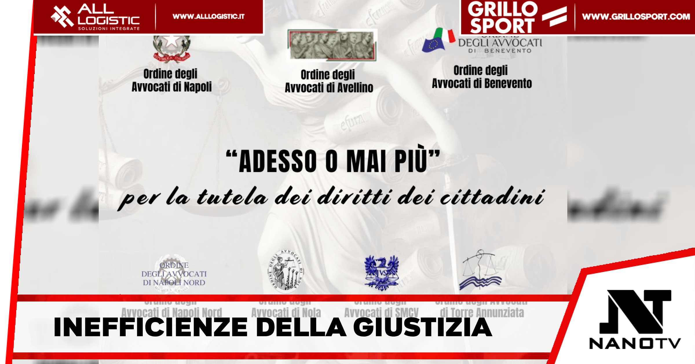 Napoli – Manifestare contro le inefficienze della giustizia, Venerdì 13 dicembre