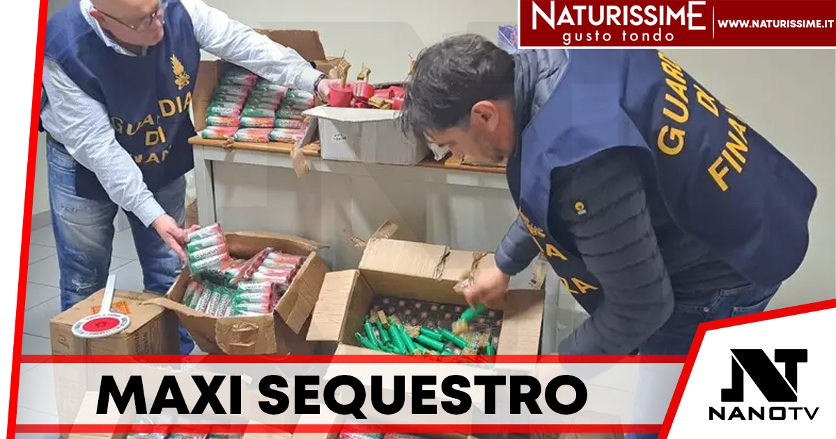 Blitz della Guardia di Finanza nel Casertano: sequestrate oltre 3 tonnellate di fuochi d’artificio illegali