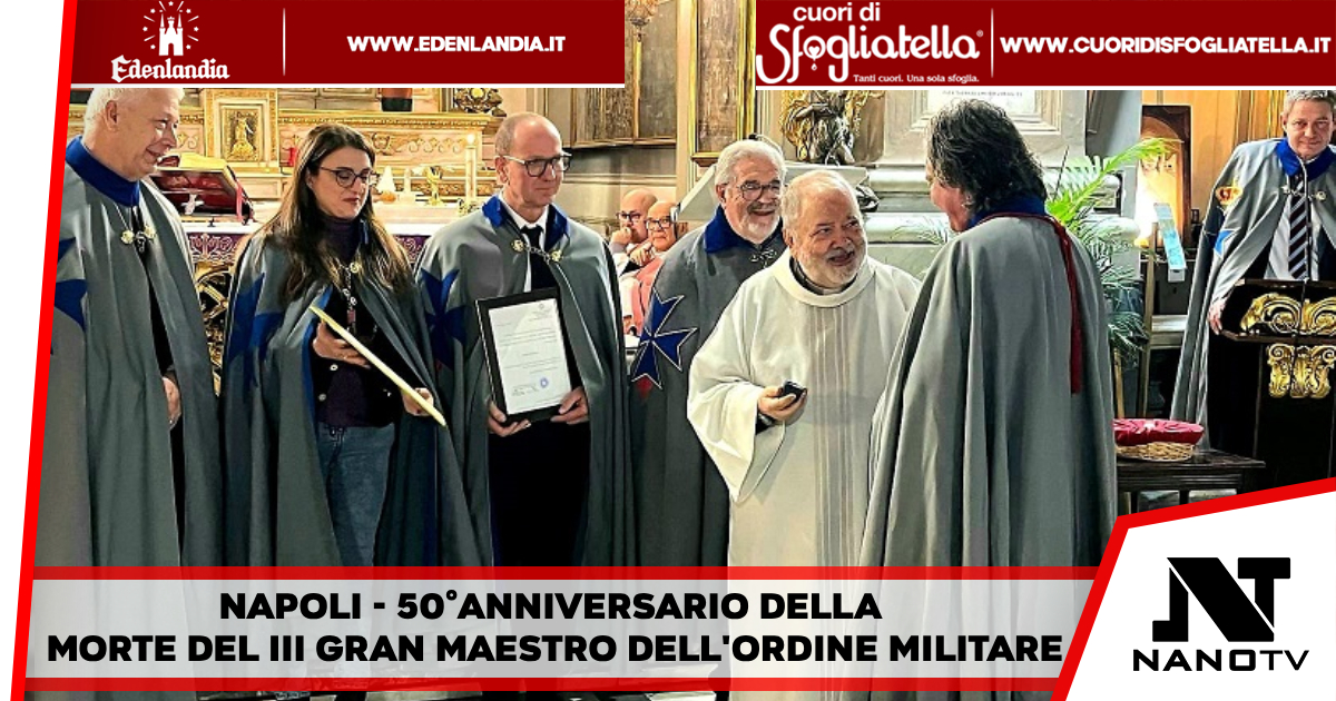 Napoli – L’Ordine di Santa Brigida ricorda il suo III Gran Maestro a 50 anni dalla scomparsa