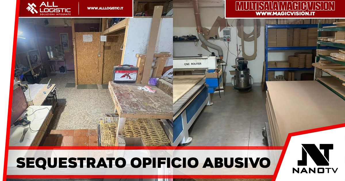 Afragola – Terra dei Fuochi: La polizia locale sequestra un opificio di circa 200 mq abusivo privo delle autorizzazioni ambientali