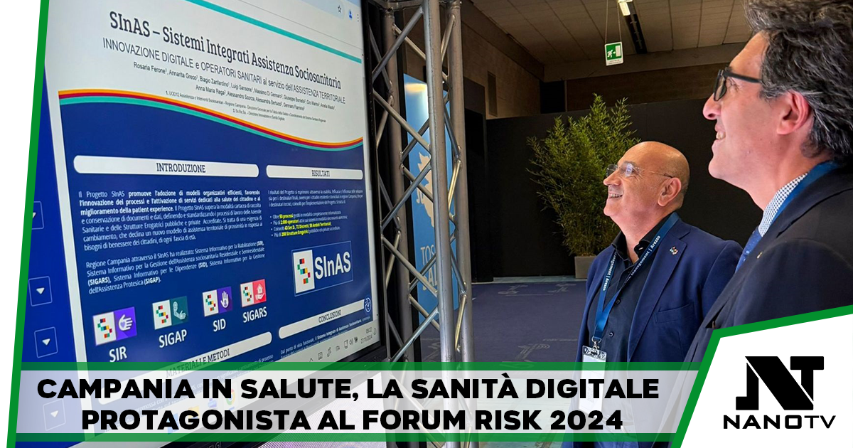 Campania in Salute, la Sanità digitale protagonista al Forum Risk 2024