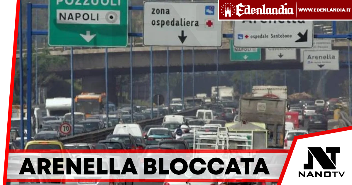 Napoli, uscita Arenella chiusa per due notti sulla Tangenziale