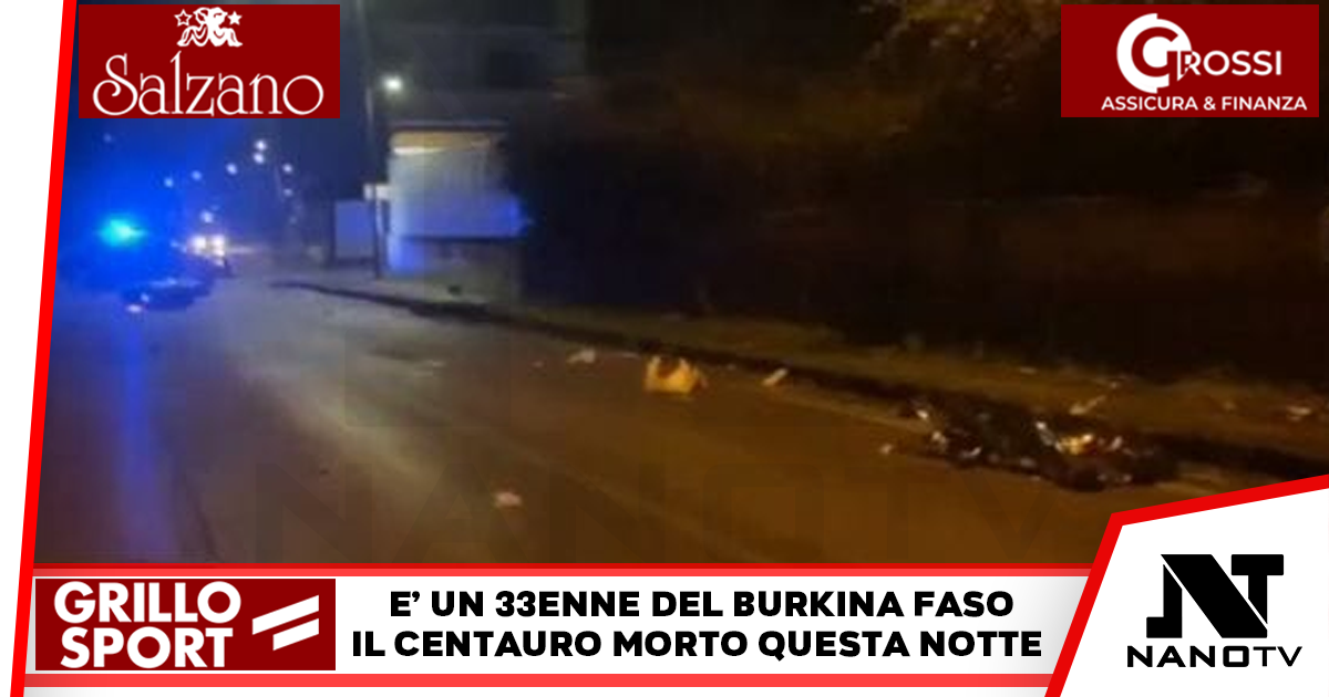 E’ un 33enne del Burkina faso il centauro morto questa notte in via Saggese ad Afragola