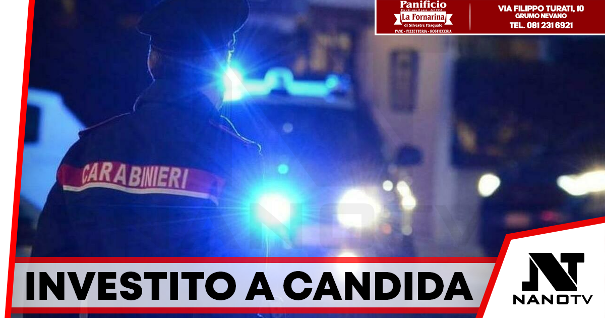 Paura a Candida: 12enne investito mentre attraversa la strada