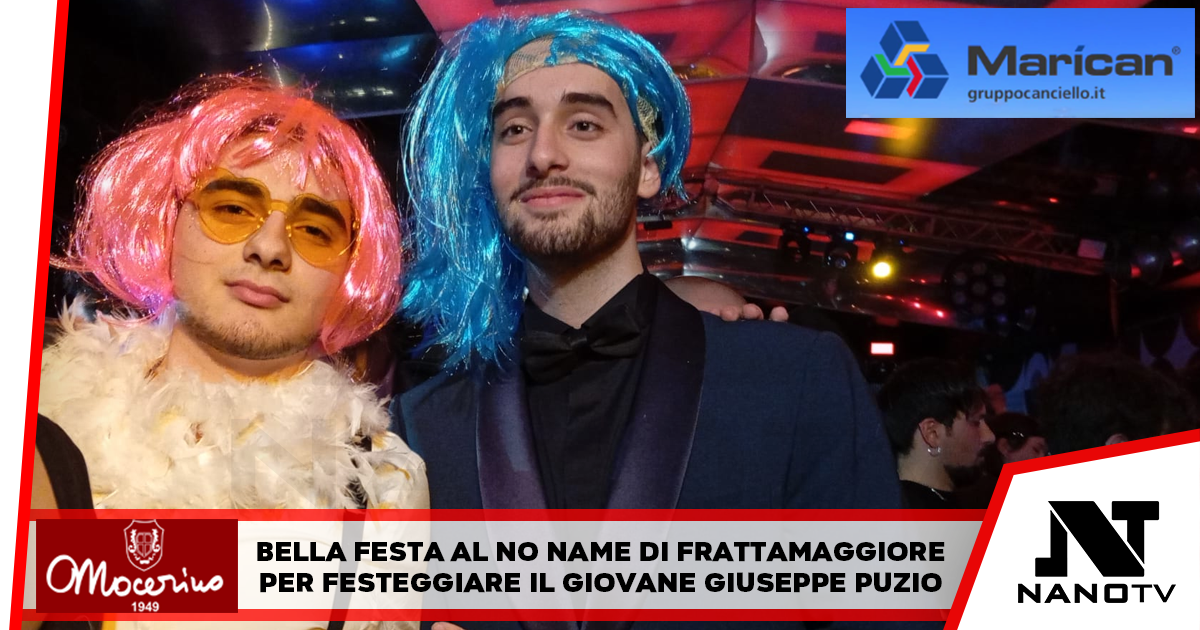 Evento al NO NAME di Frattamaggiore in stile anni 20: Giuseppe Puzio diventa maggiorenne
