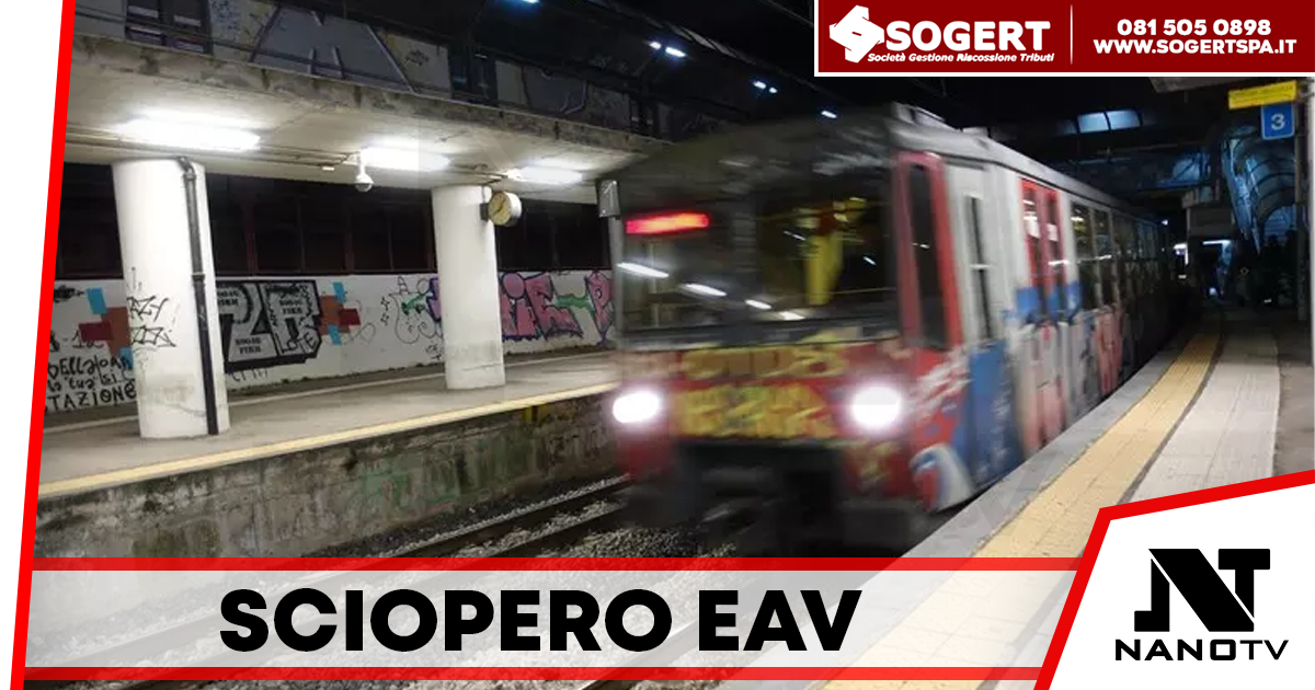 Eav: sciopero di quattro ore, servizi a rischio venerdì 10 gennaio