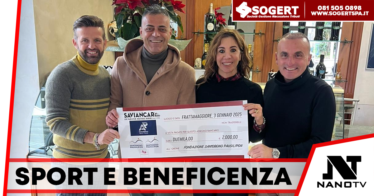 Solidarietà e sport: la Podistica Frattese e i suoi sponsor a sostegno dell’Ospedale Santobono-Pausilipon