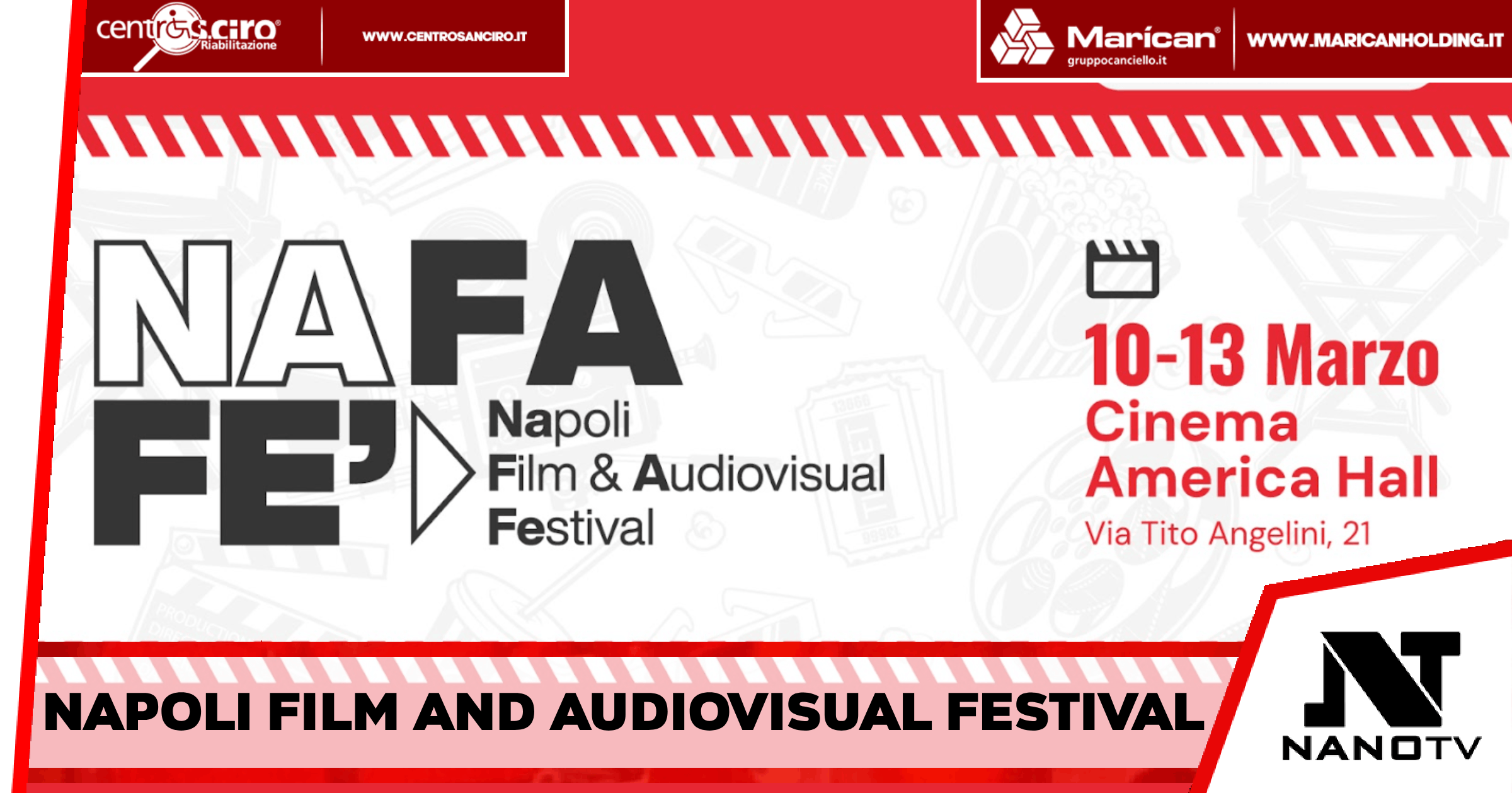 Napoli – Nasce il Napoli Film and Audiovisual Festival (NA.F.A.FE’) un nuovo punto di riferimento per cortometraggi e documentari brevi a Napoli
