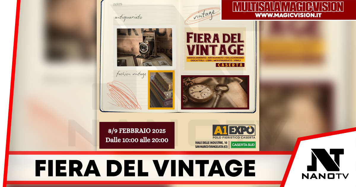Fiera del Vintage apre il calendario fieristico 2025 al Polo Fieristico A1Expò: appuntamento per l’8 e 9 febbraio