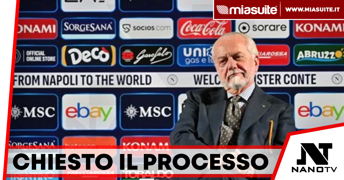 Falso in bilancio: la Procura di Roma chiede il processo per De Laurentiis