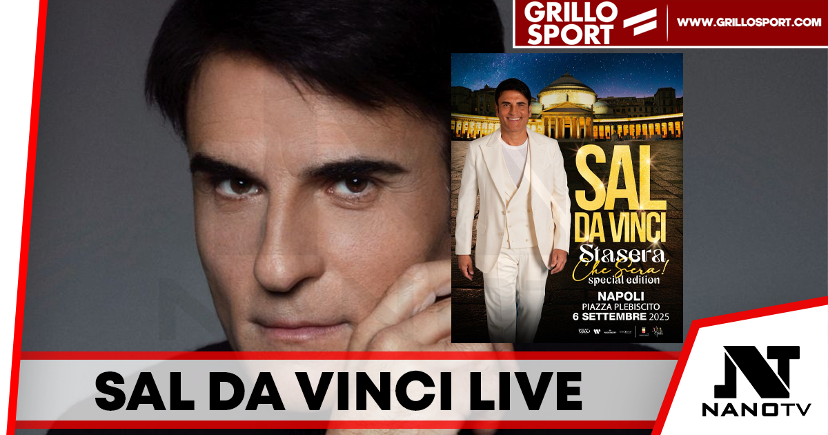 Sal Da Vinci: Per la prima volta live a Piazza del Plebiscito il 6 settembre 2025