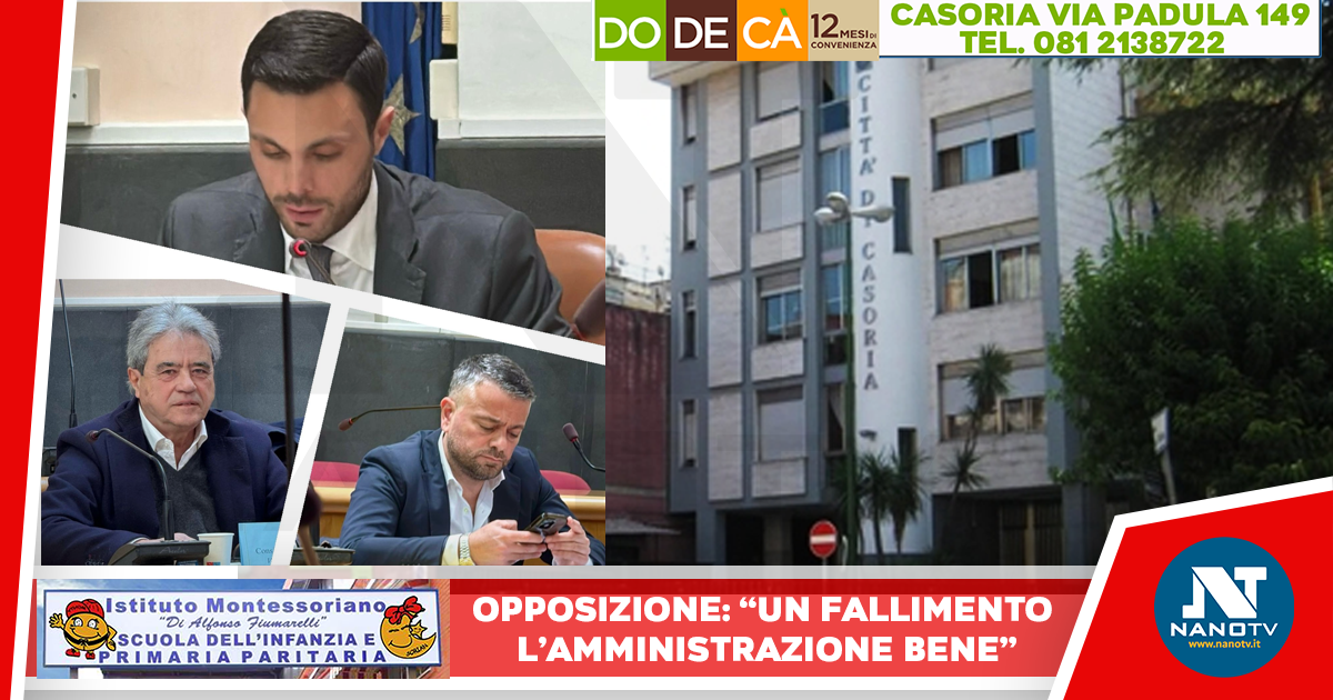 Casoria. Consiglio comunale sul Bilancio, l’opposizione: “Un fallimento l’amministrazione Bene”