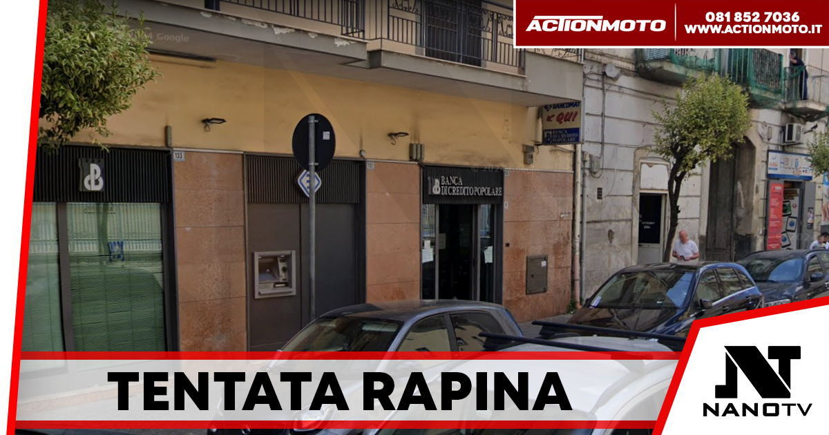 Tentano una rapina in banca a Frattamaggiore: tre arresti