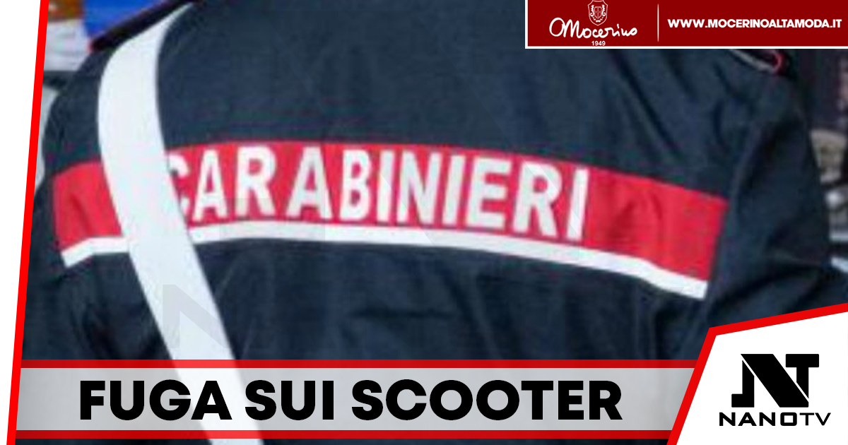 Fuga sugli scooter senza casco, due 16enni denunciati a Giugliano