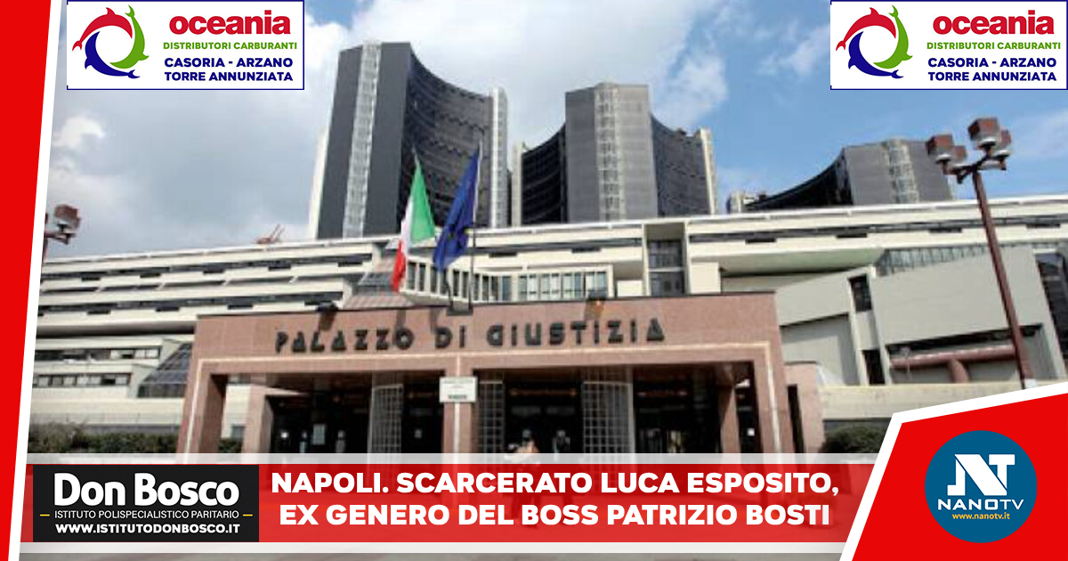 Napoli. Scarcerato Luca Esposito, ex genero del boss Patrizio Bosti